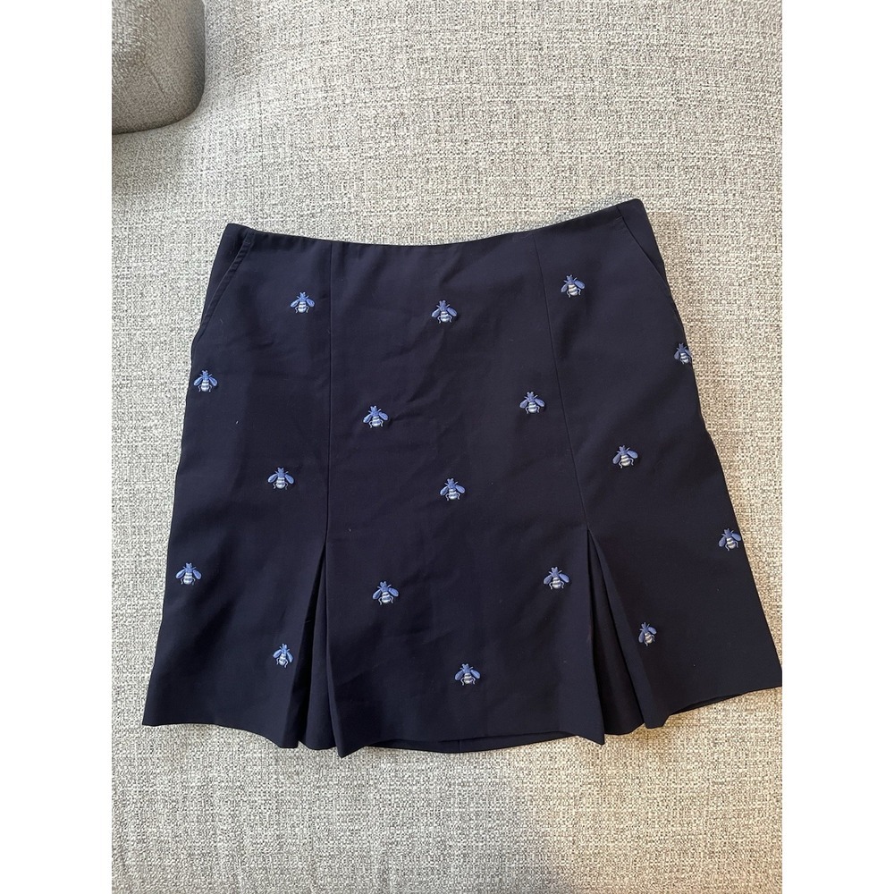 EP Pro Stretch Bumble Bee 18" Golf Skort  Navy Blue Women's 8 Tennis Activewear